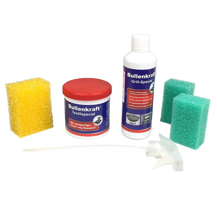 Spar-Set: Bullenkraft Textilspezial 750 ml Dose + Grill-Spezial 500 ml Dose mit Sprühaufsatz