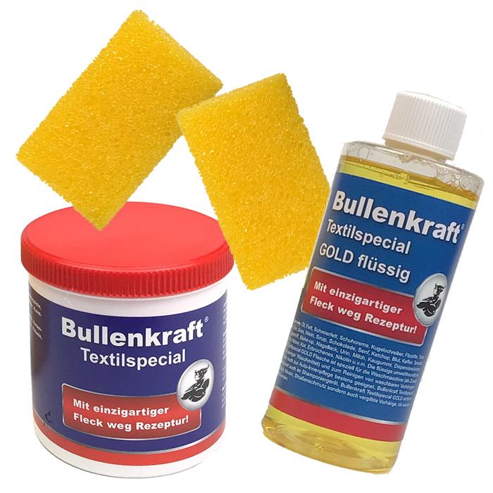 Bullenkraft Textilspecial Super-Set Dose 750 ml + Gold flüssig 500 ml