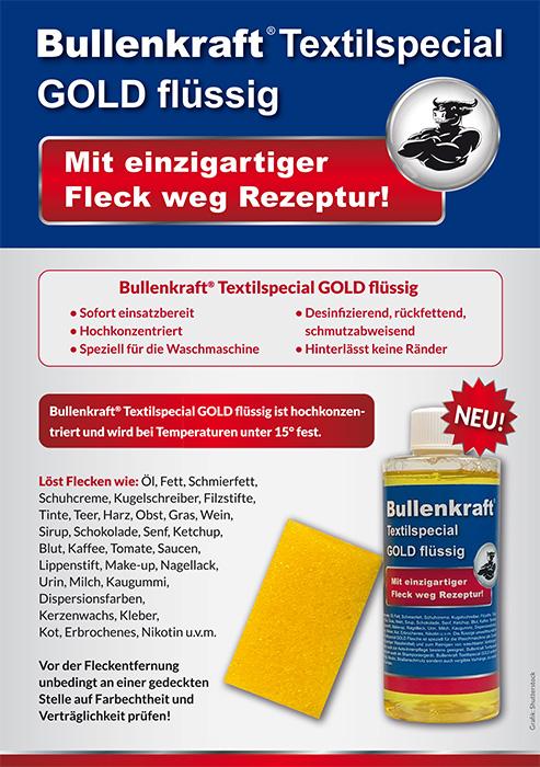 Bullenkraft Textilspecial Super-Set Dose 750 ml + Gold flüssig 500 ml