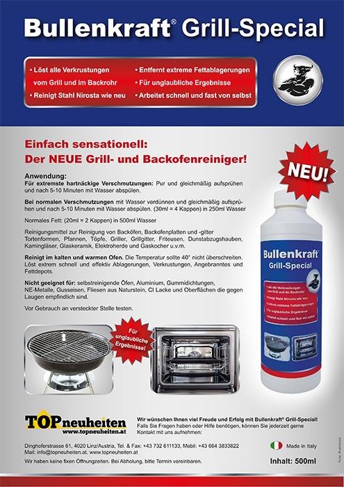 Bullenkraft Grill-Special 500 ml Konzentrat mit Sprühaufsatz