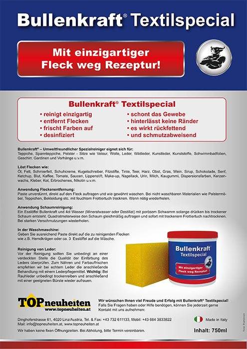 Bullenkraft Textilspecial Dose 750 ml